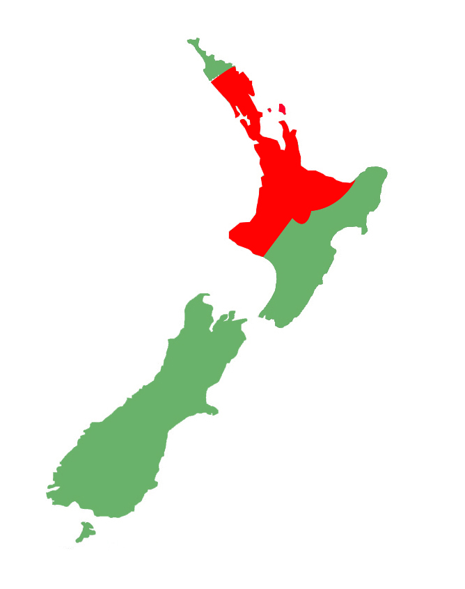 Naultinus elegans distribution