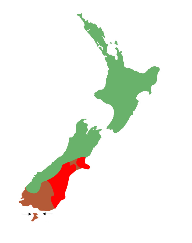 Naultinus gemmeus distribution