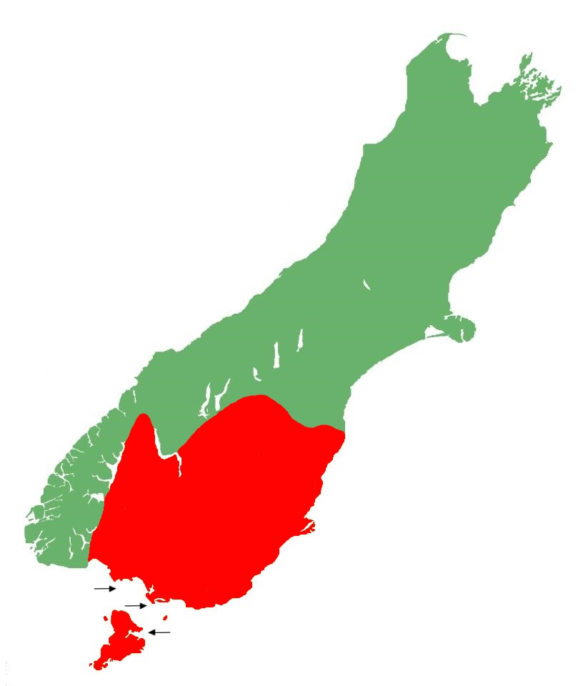 Tussock Skink Distribution