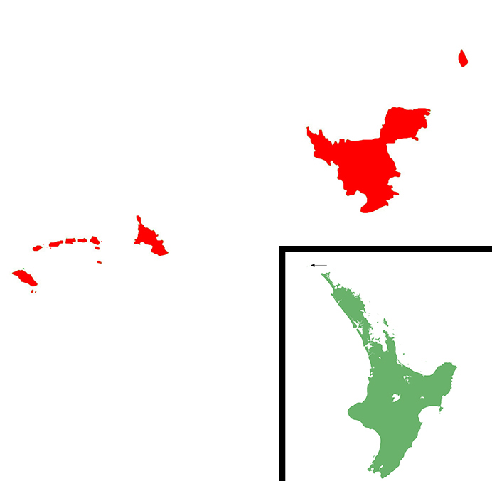 Three Kings Gecko distribution