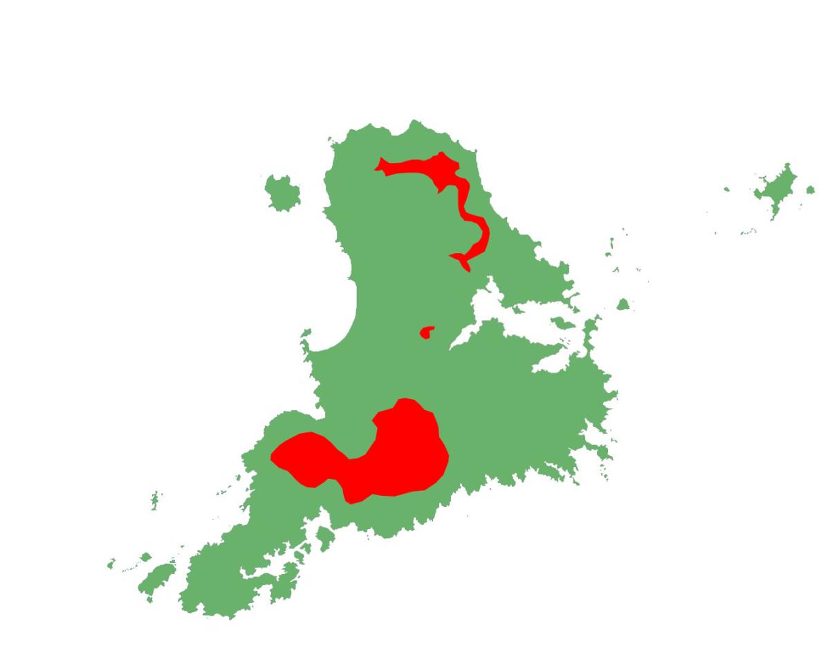 Oligosoma stenotis distribution